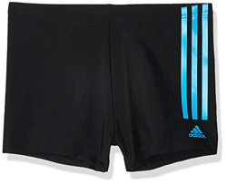 adidas FIT SEMI3S Bx Traje de Baño, Hombre, Black/Shock Cyan, 6 en oferta