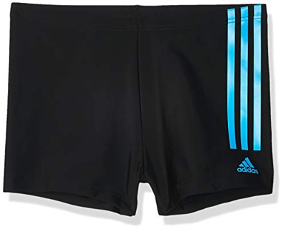 adidas FIT SEMI3S Bx Traje de Baño, Hombre, Black/Shock Cyan, 6