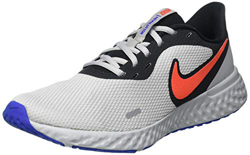 NIKE Revolution 5, Running Shoe Hombre, Black Chile Red Light Smoke Grey, 44 EU precio