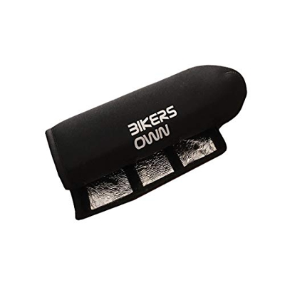 BikersOwn Pro 4.0 Doble Membrana de protección de batería para Yamaha Ebike Universal, Unisex Adulto, Negro, Talla única