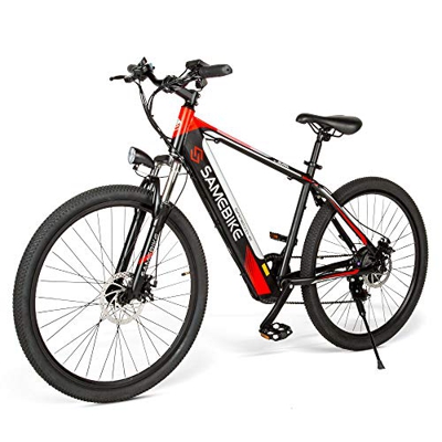 Coolautoparts Bicicleta Eléctrica 250W 30km/h de 26 Pulgadas Hombres Adultos/Bicicleta de Montaña Carretera/e-Bike 36V 8AH Batería de Litio Shimano 7 