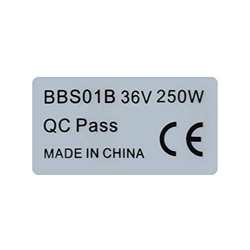 12 pegatinas para motor de bicicleta eléctrica de 250 W, BBS01B 36 V 250 W CE etiquetas para motor Bafang 350 W/500 W/750 W/1000 W de media unidad precio