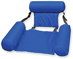 Echden Hamaca hinchable 4 en 1, para piscina, portátil, plegable, para piscina, para adultos y niños (azul) en oferta