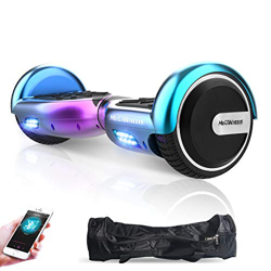M MEGAWHEELS Hoverboard, Patinete electrico Auto Equilibrio 6.5 Pulgadas con Bluetooth, Fuerte Dual Motor y Hoverboard LED es un Regalo para niños. precio