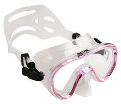 Seac Marina Siltra Máscara, Unisex, transparente/rosa, 3-8 ans años en oferta