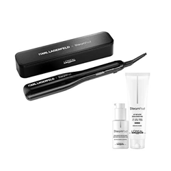 L'Oréal Professionnel - Steampod 3.0 Edición Limitada Karl Lagerfield , Plancha de Pelo de Vapor Profesional, Cabello Liso y Ondas, Neceser Termoresis características
