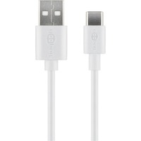 Goobay Cable USB-C a USB 2.0 Macho/Macho 1m Blanco