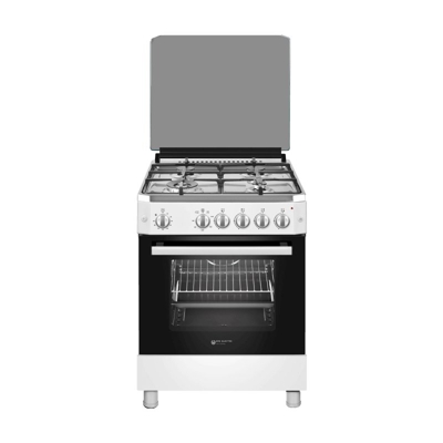 EAS Electric EFG660W Cocina de Gas 4 Zonas + Horno Blanca