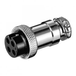 Goobay Conector GX16 Hembra de 4pin Gris en oferta