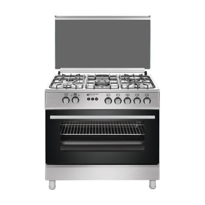 EAS Electric EFG9H60X Cocina de Gas 5 Zonas + Horno Inox