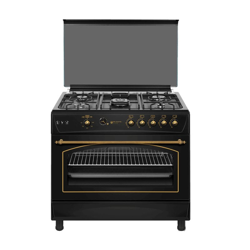 EAS Electric EFG9H60N Cocina de Gas 5 Zonas + Horno Negra en oferta
