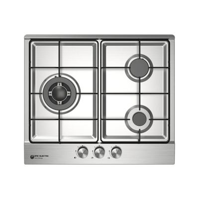 EAS Electric EMH363GBNX Encimera de Gas 3 Zonas Inox