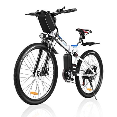 VIVI Bicicleta Eléctrica Plegable, para Bicicleta De Montaña Eléctrica para Adultos, Bicicleta Eléctrica Plegable De 26 Pulgadas, Motor De 250 W, Engr