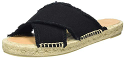 Castañer PALMERA/001, Sandalias Planas para Mujer, Negro, 39 EU en oferta