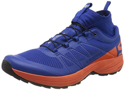 Salomon XA Enduro, Zapatillas de Trail Running para Hombre, Azul (Surf The Web/Flame/Black), 40 2/3 EU