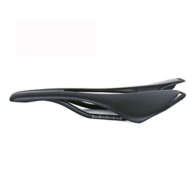 ELITA ONE Super Ligero de Fibra de Carbono Ciclismo Sillines,Bicicleta de Carretera/Bicicleta de montaña Carbono Sillines (Negro Mate)