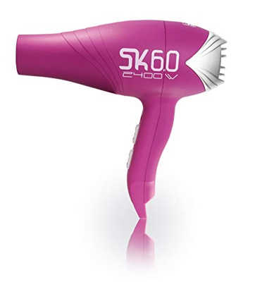 Secador de cabello LIM HAIR SK 6.0 PROFESIONAL Made in SPAIN La más alta potencia 2400 W. IONIC TOURMALINE. Extra vida en uso intensivo (FÚCSIA)