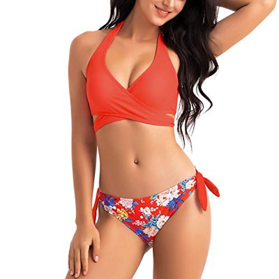 WIN.MAX Bikinis Mujer 2019,Bikinis Mujer 2019 Brasileños,Bikini Push Up con Relleno,Bañadores de Mujer,Playa de Verano Bañador,Bikini Talla Grande,Ide