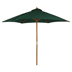 Aktive - Parasol hexagonal Garden diámetro 270 cm - Mástil de madera 38 mm - Color verde (ColorBaby 53862) precio