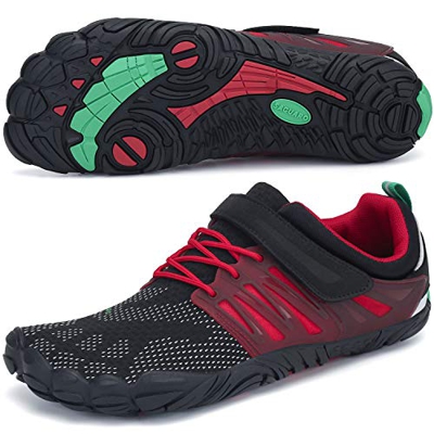SAGUARO Hombre Mujer Zapatillas de Training Yoga Entrenamiento Gym Interior Transpirables Zapatos Correr Barefoot Resistentes Comodas Zapatos Gimnasio