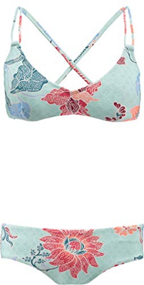 Barts Jones Cross Back Bikini, Aqua, 36 para Mujer