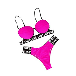 Berimaterry Bikinis Mujer 2019 Push Up Trajes de Baño Sexy Bikini Estampado Dividido BañAdores Color sólido Leopardo Cintura Alta Push-up Geométrico I características