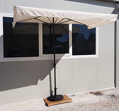 PAPILLON 8091042 Sombrilla Jardin A Pared 230 x 130 x 254 (Alt.) cm. Color Beige