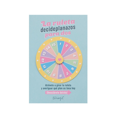 Mr.Wonderful - Postal Con Ruleta Para Decidir Planes Mr. Wonderful