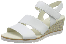 Gabor Shoes Gabor Basic, Sandalia con Pulsera Mujer, Blanco (Weiss 21), 40 EU características