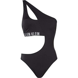 Calvin Klein Cut out One Piece-RP Traje de Bao de una Sola Pieza, Pvh Negro, S para Mujer en oferta