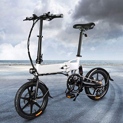 INOVIX eléctrica Plegable Bicicleta de montaña para Exteriores, 3 Modos, Neumáticos de 20" con batería de Iones de Litio de 36 V / 11,6 AH, Cambio Pro características