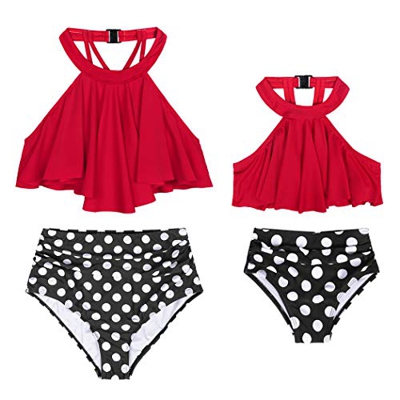 AmzBarley Traje de Baño Bañador de Mujer Tankini Push up Dos Piezas Conjuntos,Sexy Bikinis Mujer Braga Alta Cintura y sin Manga Acolchado Bra Top con 