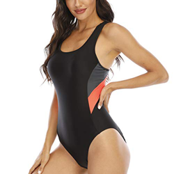 Bañador Deportivo de una Pieza para Mujer (Negro - RG, 40) en oferta