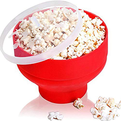 Popper de palomitas de maíz para microondas original, tazón para hacer palomitas de maíz para microondas y aire caliente plegable, máquina para hacer  precio
