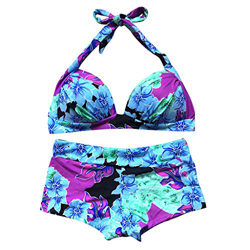 Slyar Bikinis Mujer 2019 Braga Alta Bikinis Push Up BrasileñO BañAdor De Mujer Sling Bikini Split Estampado Ropa De BañO Mujer Personalidad Pantalones características