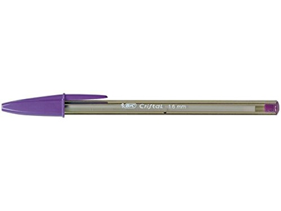 Bic Cristal Fun - Bolígrafo, color morado