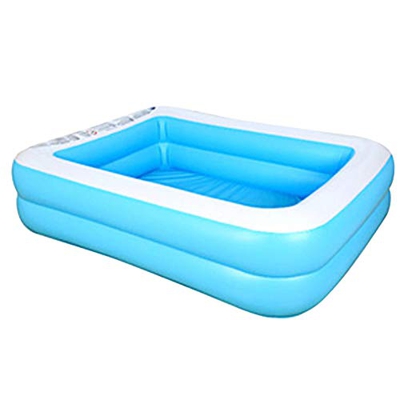 Piscina inflable, piscina infantil rectangular, piscina familiar para niños de sobresuelo, piscina de bolas marinas, para jardín familiar, patio trase