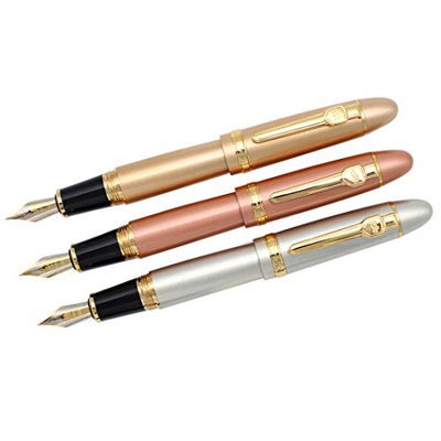 Zoohot Jinhao 159 - Pluma estilográfica (3 unidades, 3 colores)