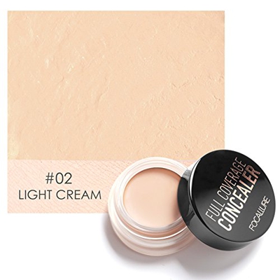 Corrector, FOCALLURE Cobertura completa Corrector Tratamiento de ojeras Tratamiento cremoso corrector corrector del acné(#2)