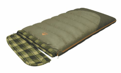 Alexika Schlafsack Siberia Wide Transformer, Linke Reißverschluss - Saco de Dormir Rectangular para Acampada, Color Verde/Gris/Gris/Verde a Cuadros, T precio