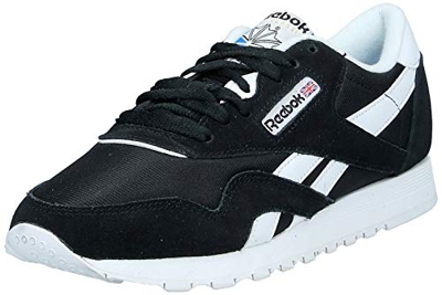 Reebok Classic Nylon, Zapatillas de Running para Mujer, Negro (Black/White), 38 EU