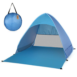 Irfora - Tienda de Playa Pop Up - Tienda de campaña para Playa y Tiempo Libre, protección UV Ligera, para Camping, jardín doméstico, Playa… (Azul) precio
