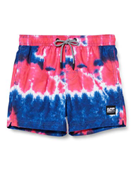 Superdry Volley Swim Short Pantalones Cortos, Rosa (Pink Tie Dye Tal), S para Hombre características