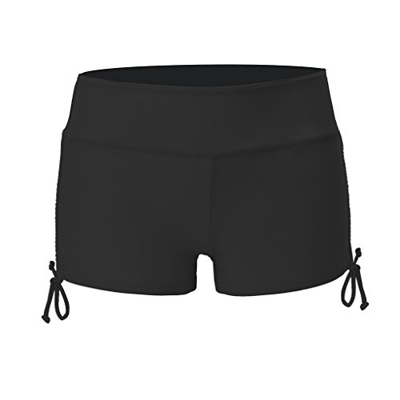 NONMON Shorts Bañadores Pantalones Cortos Deportivos para Mujer,Pantalones Cortos Trajes de Baño Ajustables Protección UV para Natación Yoga Gimnasia 