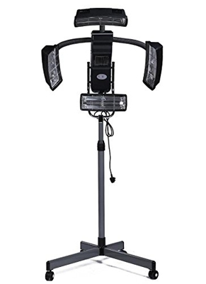 950W Secador de Pelo Calentador Peluqueria Profesional Cabello Color Procesador Acelerador Laminación Base Peluquería Equipo para Barbero Salón Bellez