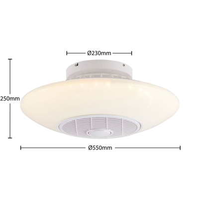 Lindby Koray ventilador de techo LED