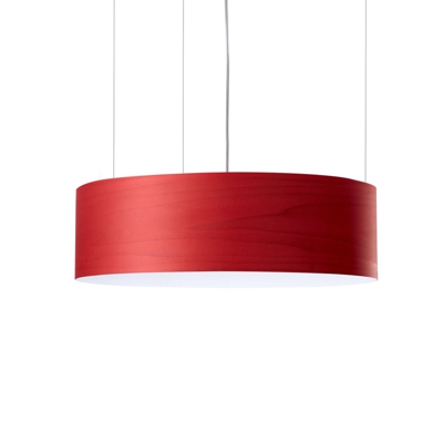 LZF Gea Slim lámpara colgante LED app Casambi roja