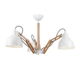 Plafón Skansen 3 luces ajustable, blanco en oferta