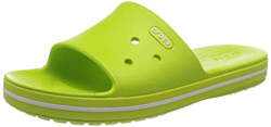 Crocs Crocband III Slide, Sandalias deslizantes Unisex Adulto, Ponche De Lima/Blanco, 43-44 precio