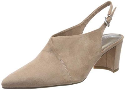 Marco Tozzi 2-2-29620-24, Sandalias de Talón Abierto Mujer, Beige (Nude 408), 38 EU